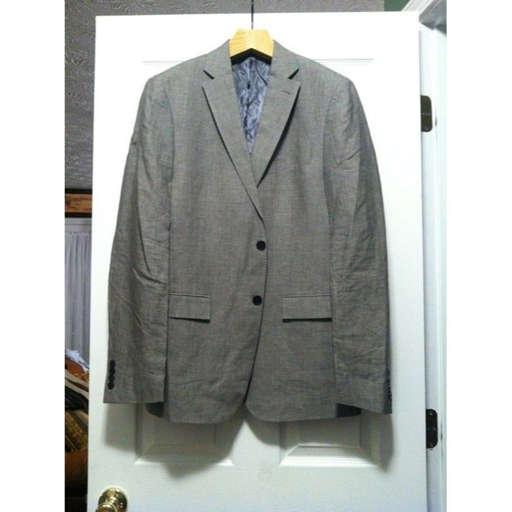 Other RYAN SEACREST MEN'S 100%LINEN SPORT COAT BLAZER JACKET 40L Size 40L - 2 Thumbnail