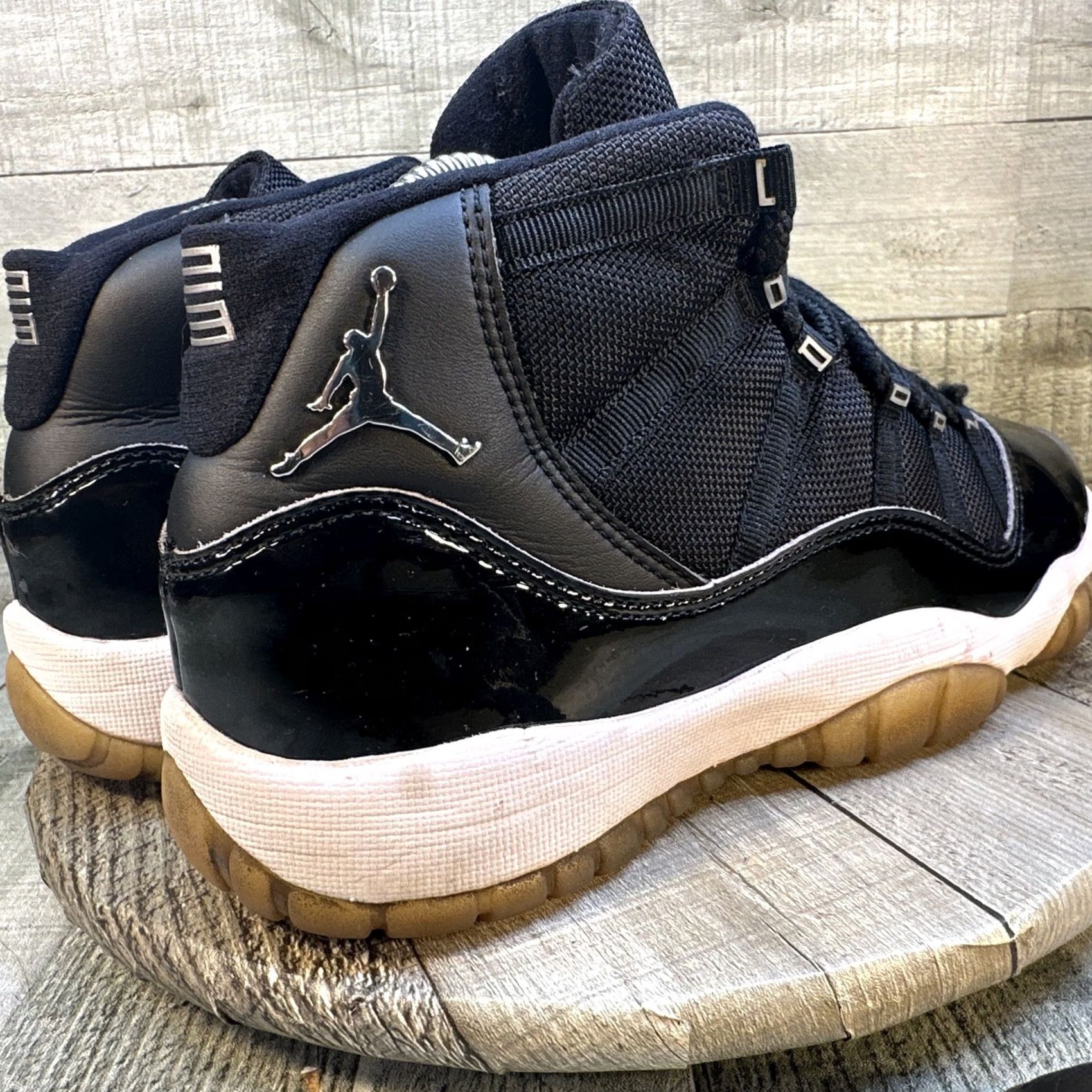 Nike Nike Air Jordan 11 GS Jubilee 25th Anniversary 378038-011 6.5Y Womens 8 Black Sneaker Size US 8 / IT 38 - 7 Thumbnail