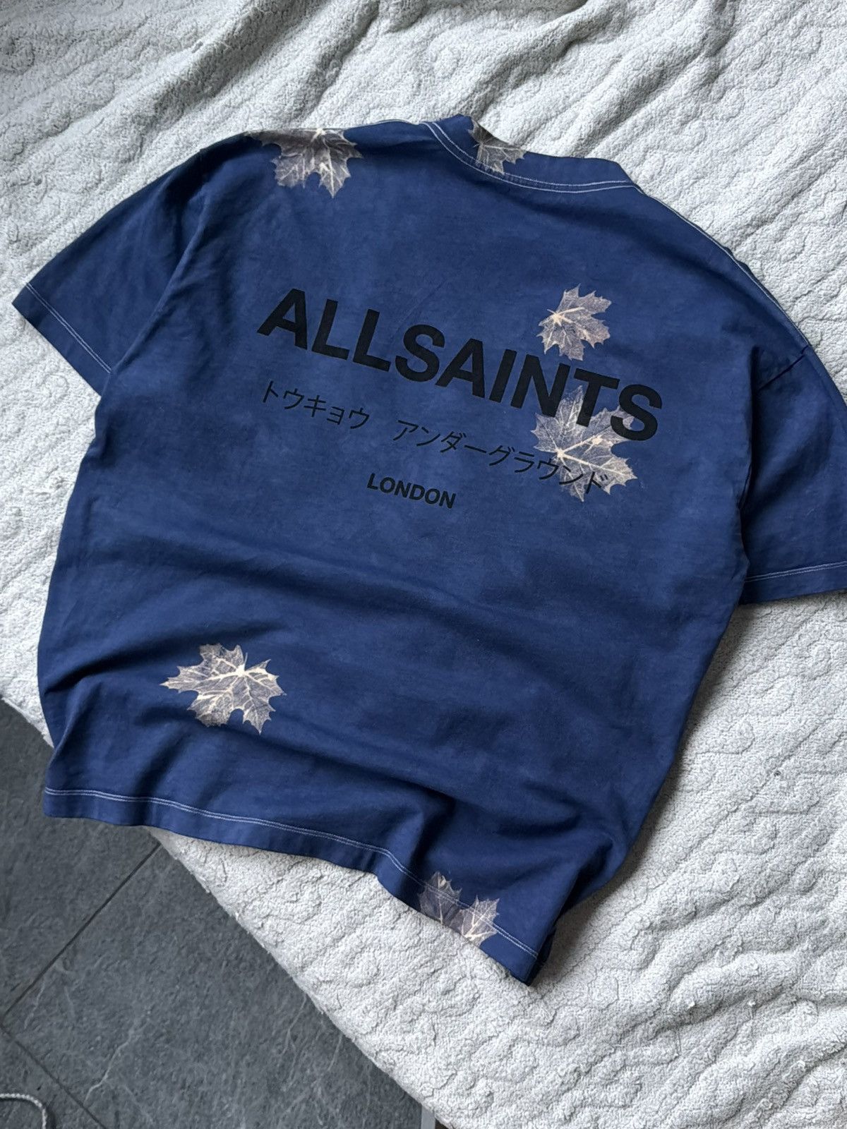 Allsaints Vintage shirt Allsaints london tee big logo large custom Size US L / EU 52-54 / 3 - 2 Thumbnail