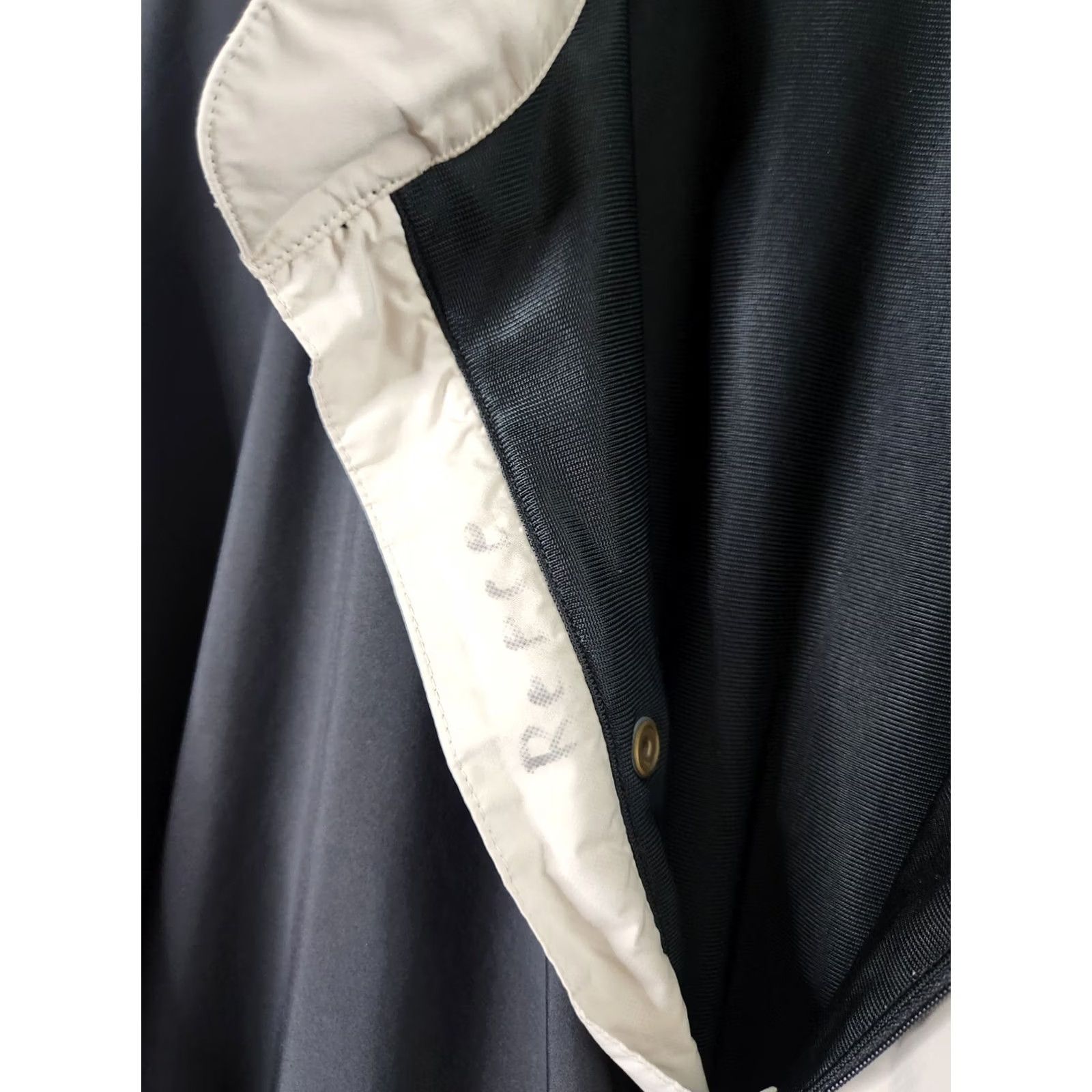Footjoy FootJoy Windbreaker Jacket Mens XL Black Solid Polyester Pockets Lined Snapped Casual Golf Size US XL / EU 56 / 4 - 7 Thumbnail