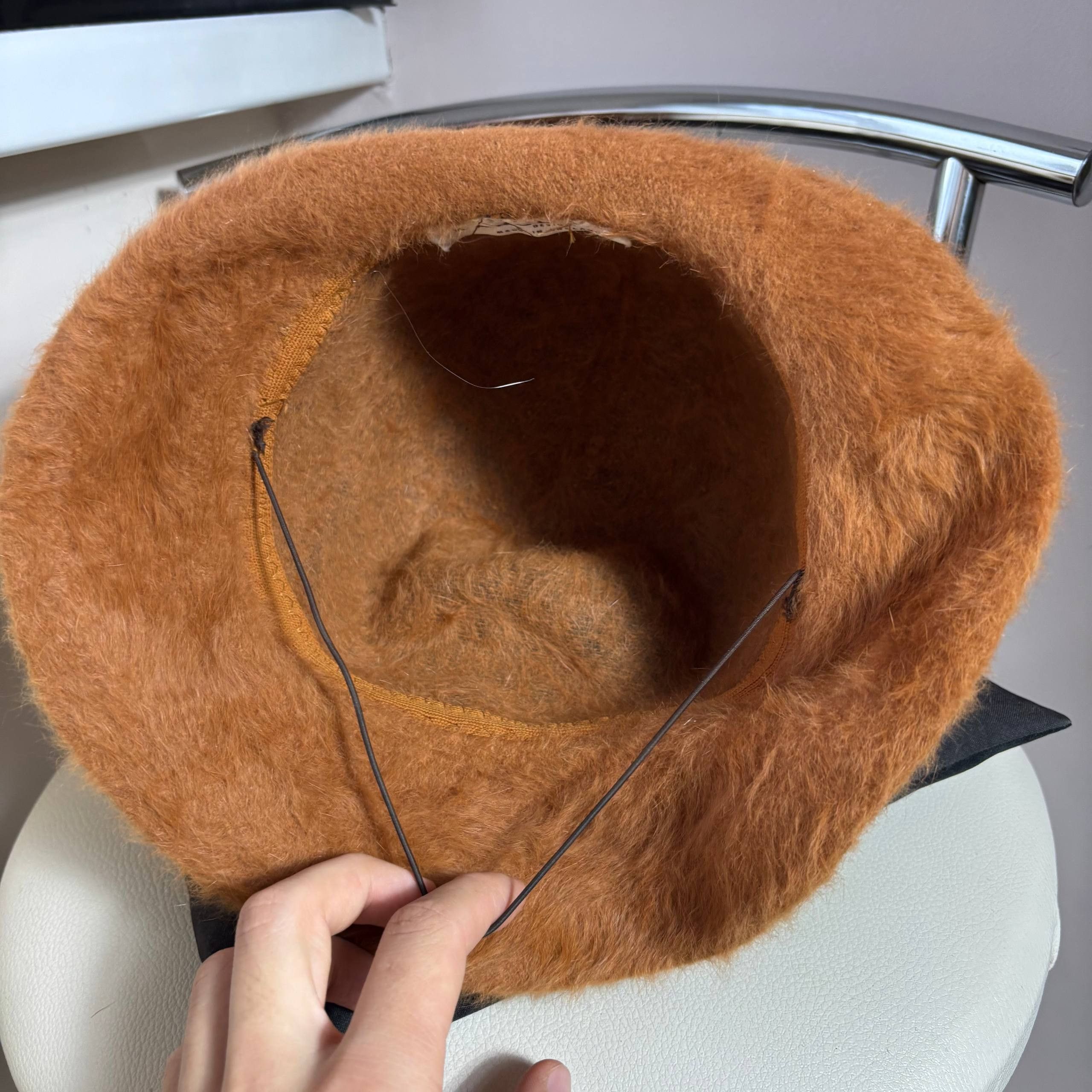 Kangol W’s KANGOL Design Furgora Fedora Fur Hat Cap Vintage England Size ONE SIZE - 7 Thumbnail