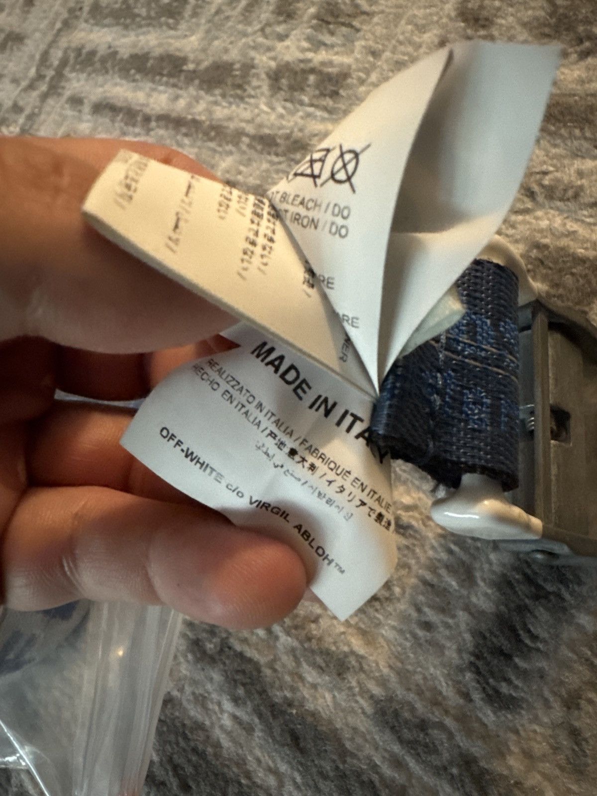 Off-White Off White Gradient Industrial Belt Size ONE SIZE - 7 Thumbnail