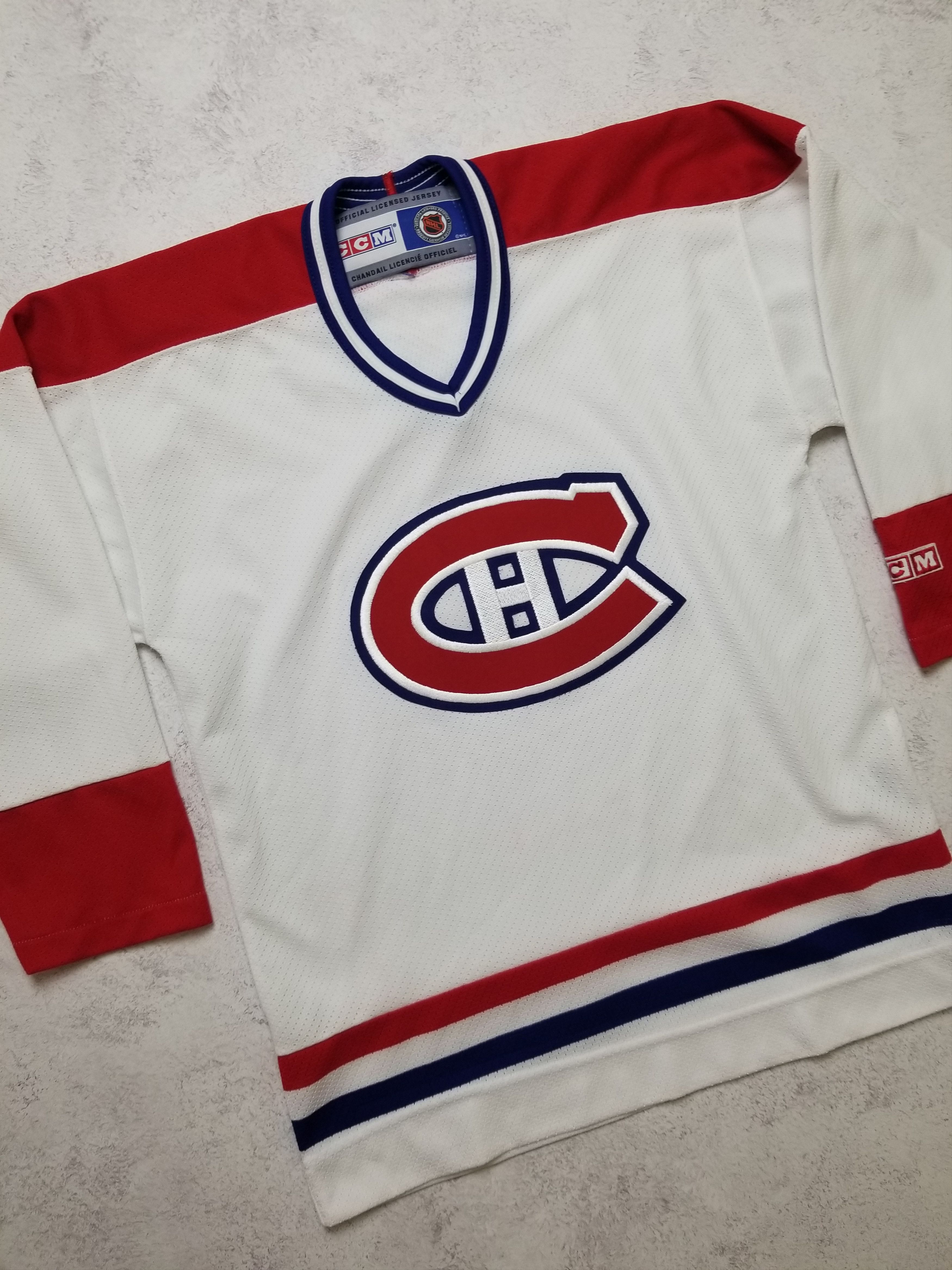 Ccm Montreal Canadiens CCM Air-Knit Jersey Sz Youth XL Men's XS Size US XS / EU 42 / 0 - 9 Thumbnail