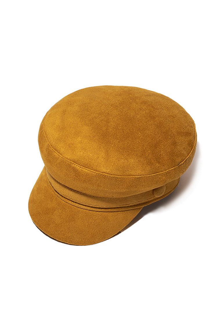 Other Ginger Yellow Japanese Suede Army Cap Size ONE SIZE - 3 Thumbnail