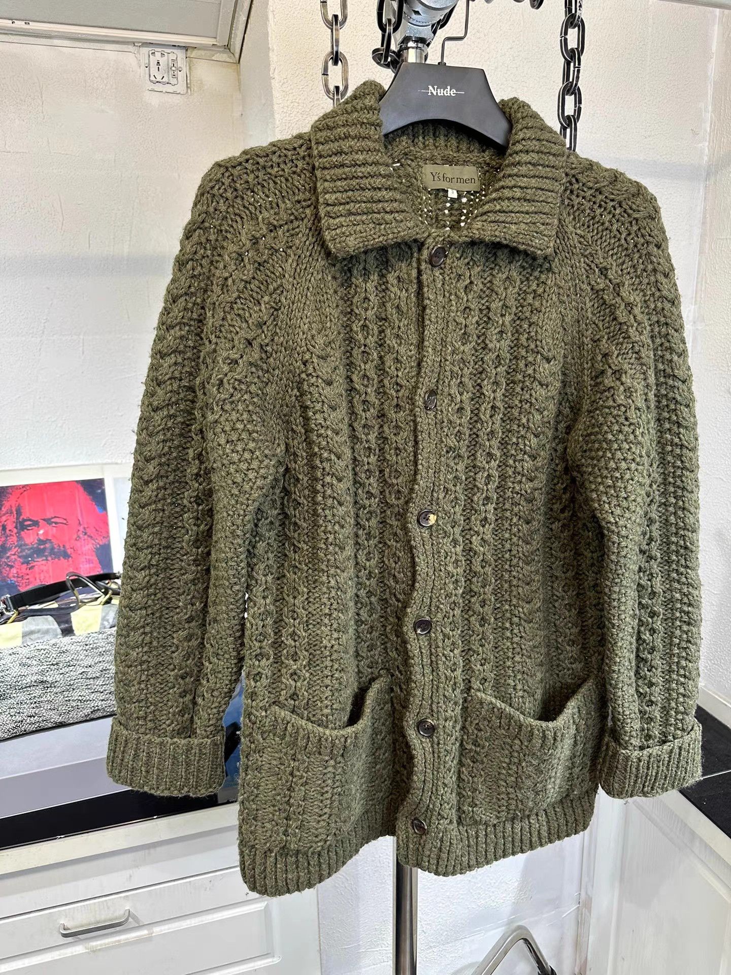 Yohji Yamamoto yohji yamamoto y's for men Knit Sweater Jacket K20 Size US L / EU 52-54 / 3 - 2 Thumbnail
