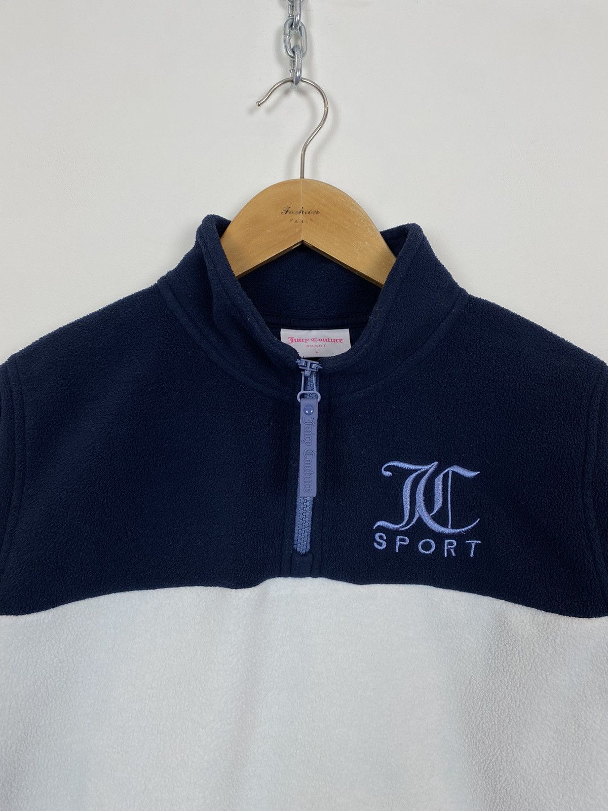 Juicy Couture Juicy Couture Sport Full Zip Fleece Hoodie Women’s Size L Size L / US 10 / IT 46 - 2 Thumbnail