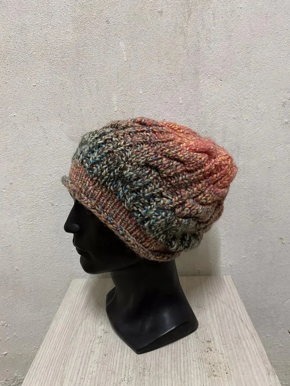 Japanese Brand Japanese Brand Crochet Beanie Hat Size ONE SIZE - 2 Thumbnail