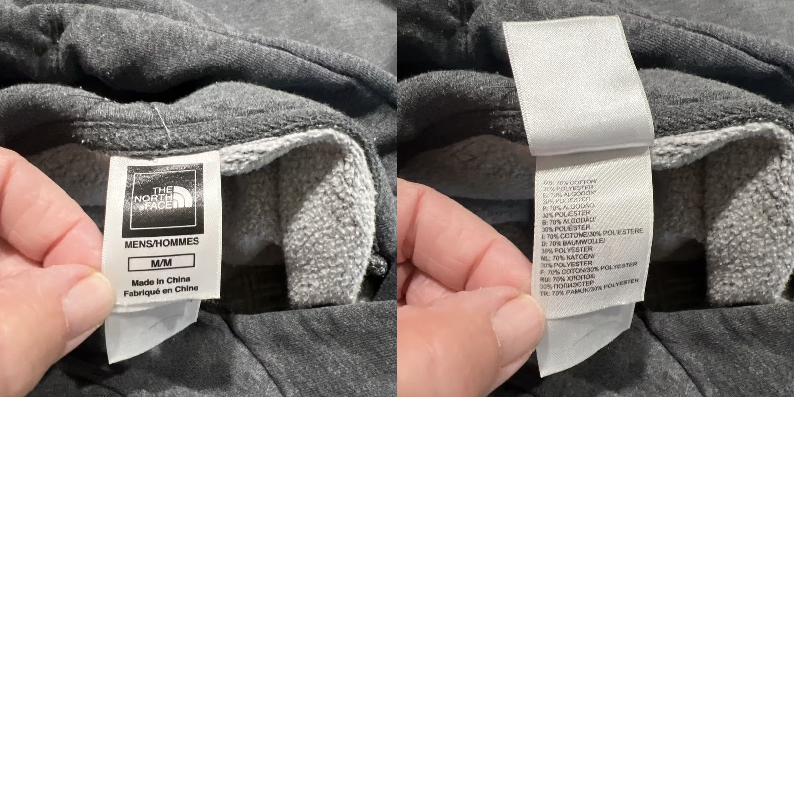 The North Face The North Face Hoodie Men Medium Gray Pullover Front Pocket Logo Sweatshirt Size US M / EU 48-50 / 2 - 8 Thumbnail