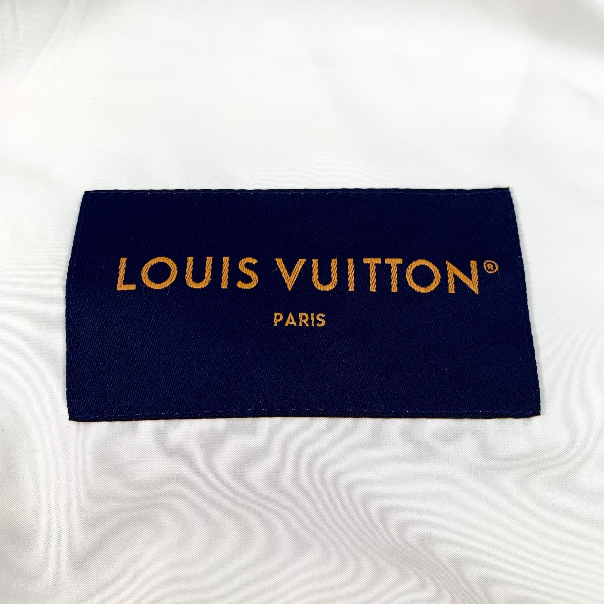 Louis Vuitton Louis Vuitton Unisex Checkered Hooded Jacket Orange & White Size M / US 6-8 / IT 42-44 - 8 Thumbnail