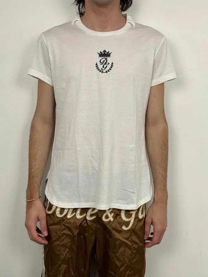 Dolce & Gabbana Dolce & Gabbana White Short Sleeves Logo T-Shirt Size XS / US 0-2 / IT 36-38 - 2 Thumbnail