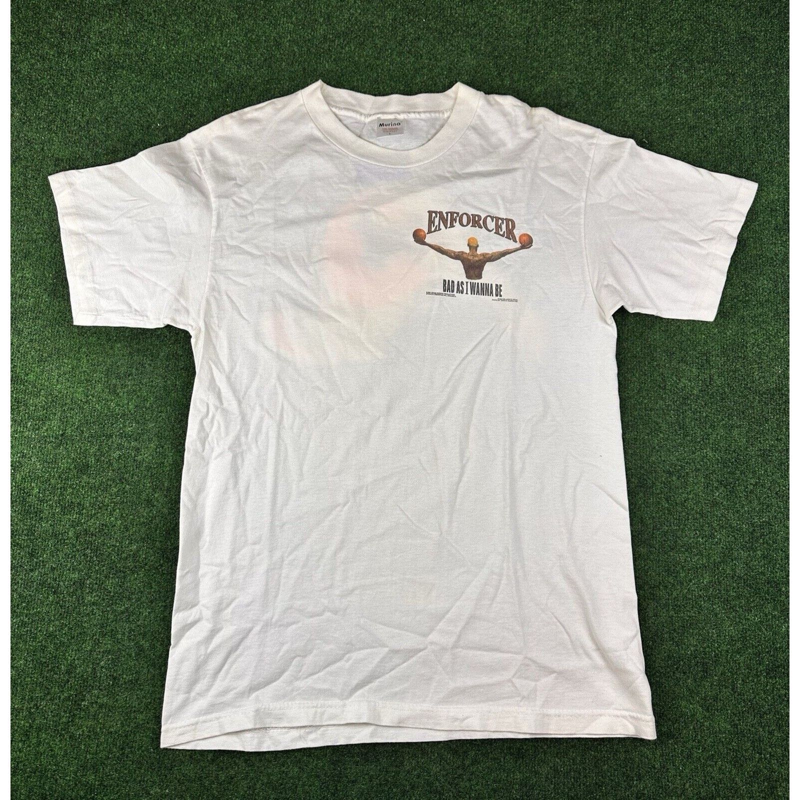 Vintage Vintage 90s Dennis Rodman Enforcer Shirt Size US L / EU 52-54 / 3 - 2 Thumbnail