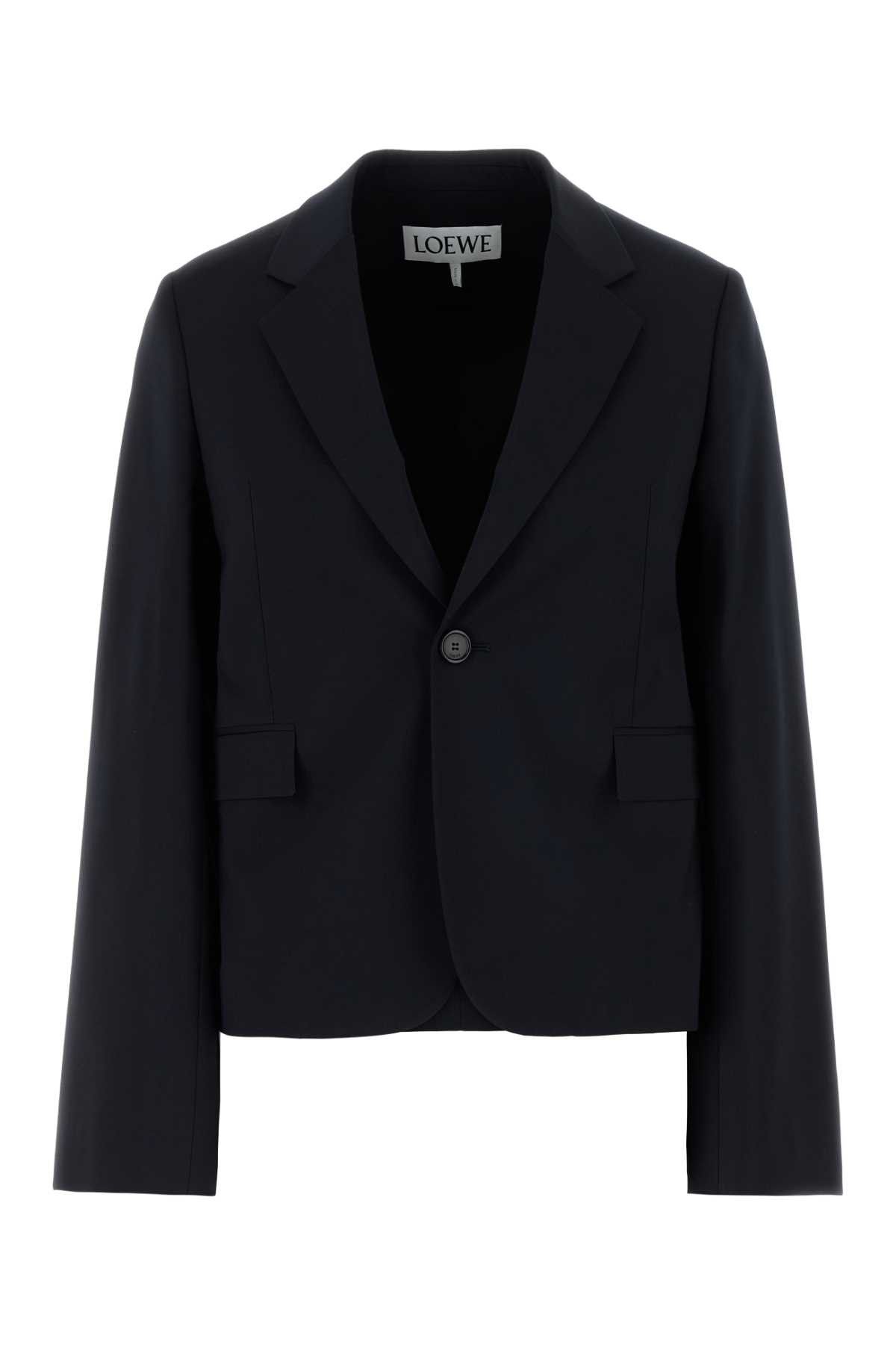 Loewe Midnight Blue Wool Blazer Size S / US 4 / IT 40 - 1 Thumbnail
