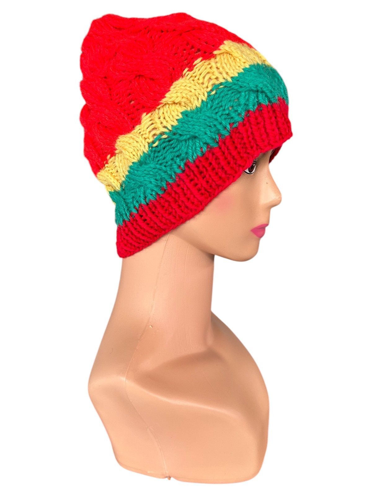 Japanese Brand × Kapital × Vintage Crochet Knitted Handmade Beanie Hats Size ONE SIZE - 1 Thumbnail