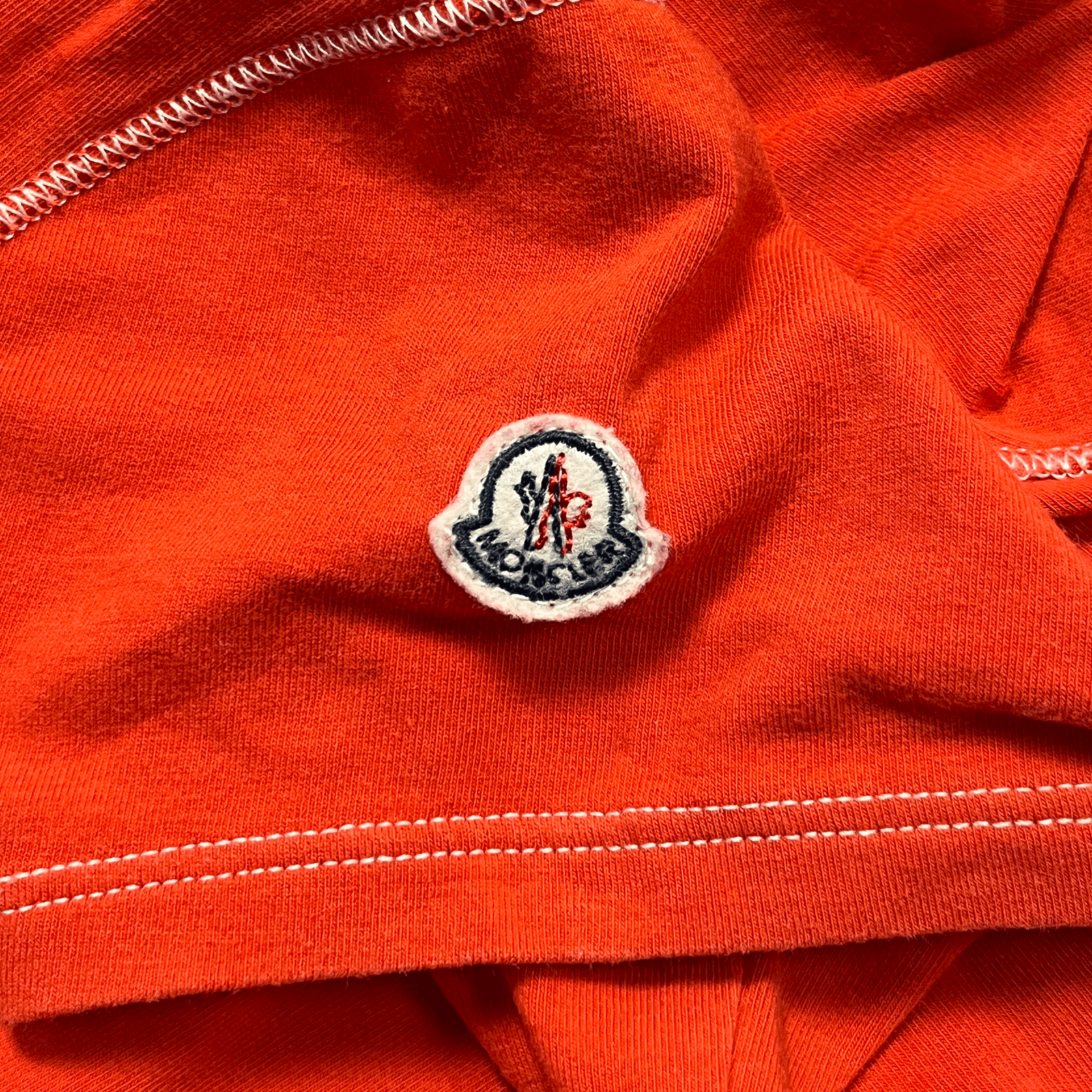 Moncler Moncler Patch Logo Orange Y2K Slim Top Blouse Shirt XS-S Size XS / US 0-2 / IT 36-38 - 11 Thumbnail