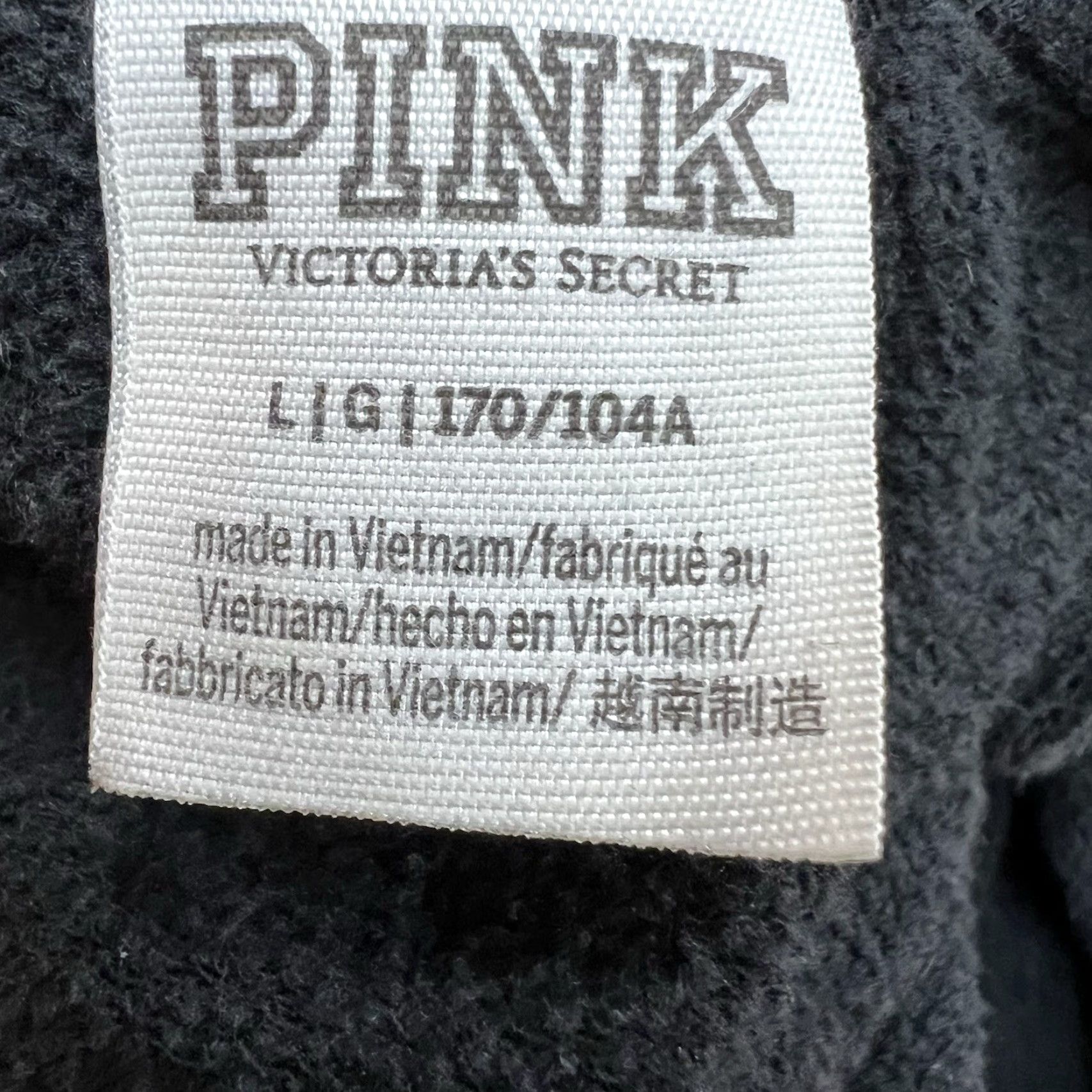 Victoria's Secret Victoria's Secret P!Nk Full Zip Hooded Sweatshirt Women L Black Shirt Adult Women Regular Size L Black Logo Zipper 90s? [Note: cannot add content] Size L / US 10 / IT 46 - 5 Thumbnail