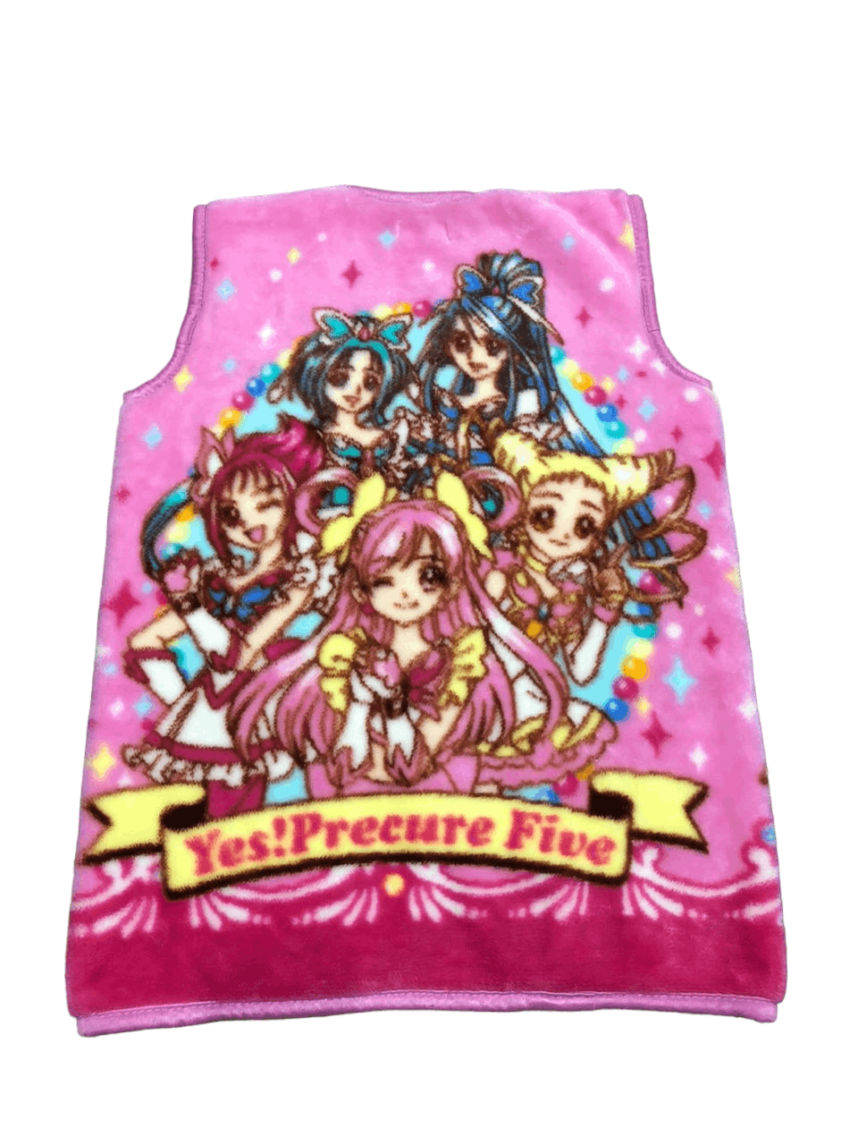 Yes! Precure Five Anima Bandai Fleece Vest Zipper