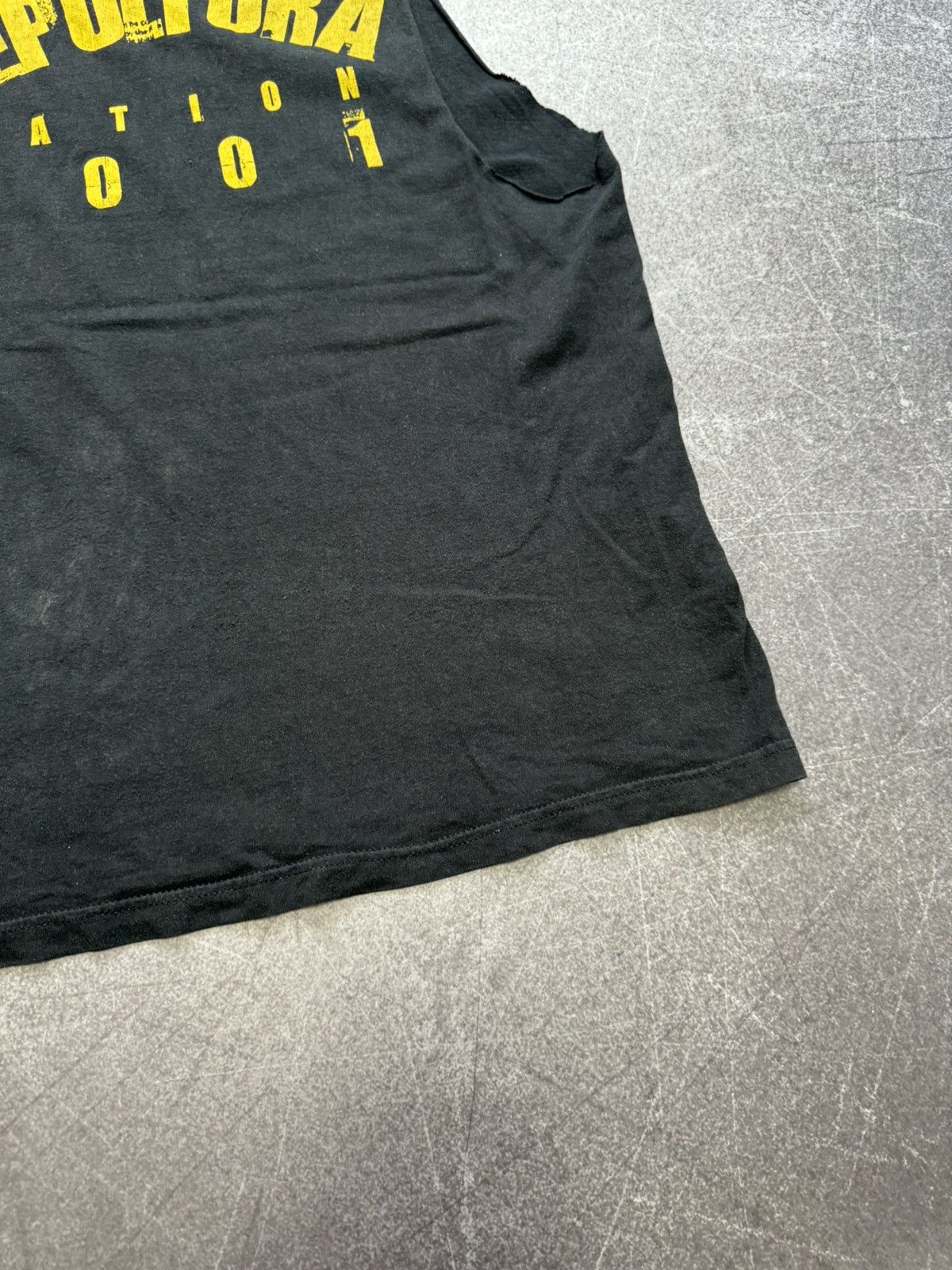 Band Tees × Vintage Vintage 2001 Sepultura Nation Tank Top Shirt Y2K Size US XL / EU 56 / 4 - 12 Thumbnail