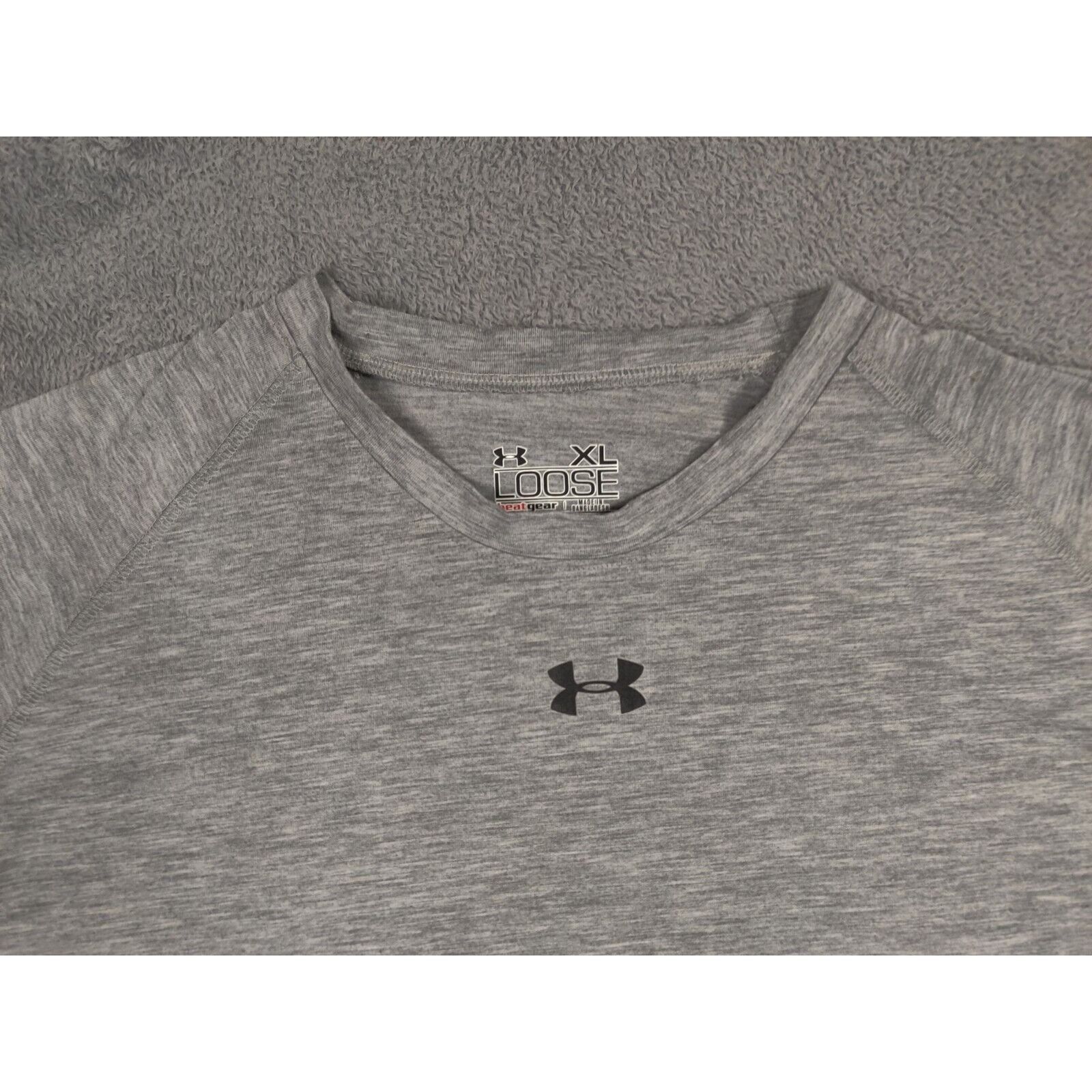 Under Armour Under Armour Shirt Adult Mens XL Gray Black Center Logo Size US XL / EU 56 / 4 - 2 Thumbnail
