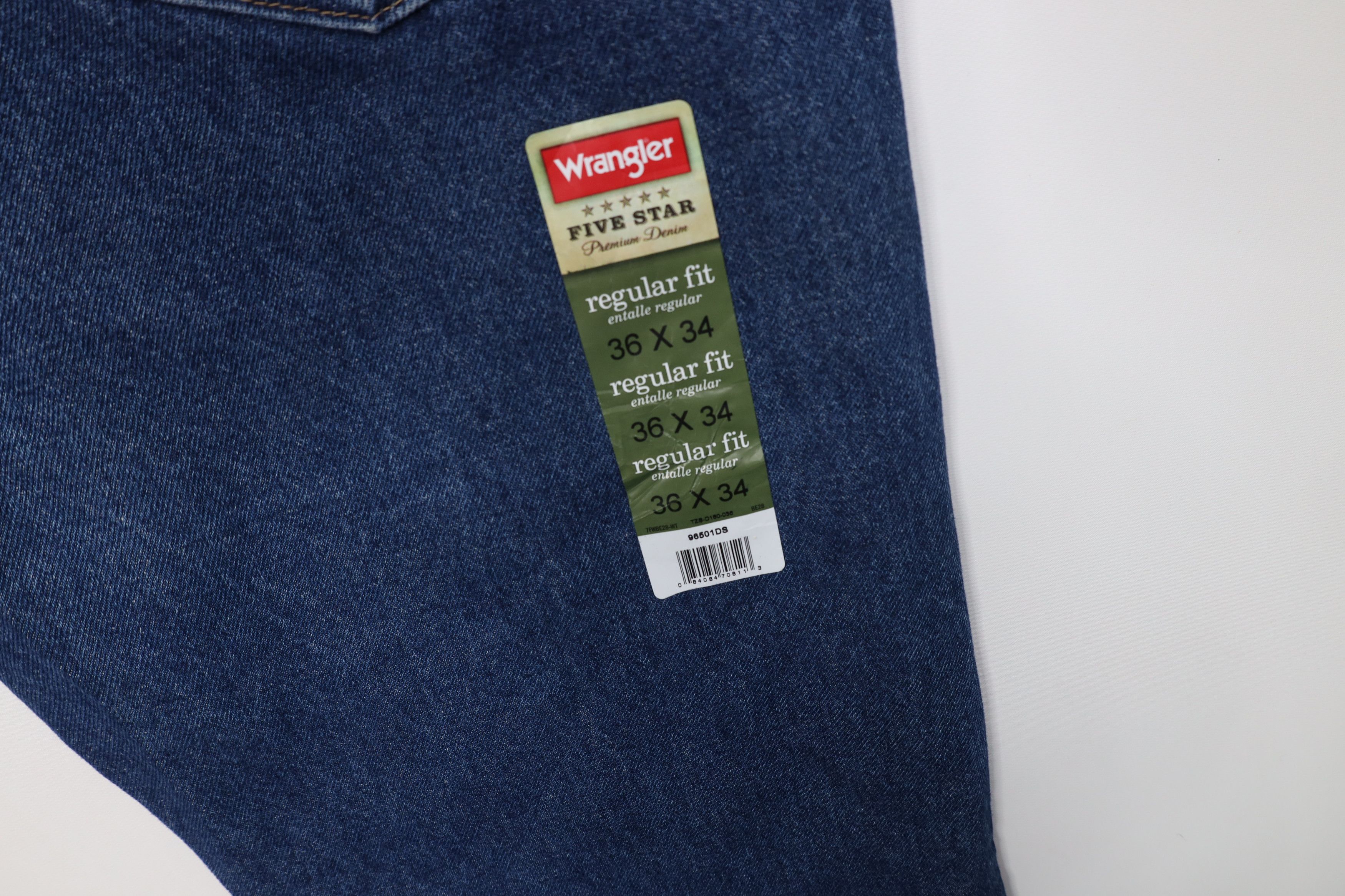 Wrangler Deadstock Vintage Y2K Wrangler Fit Straight Leg Denim Jeans Size US 36 / EU 52 - 12 Thumbnail