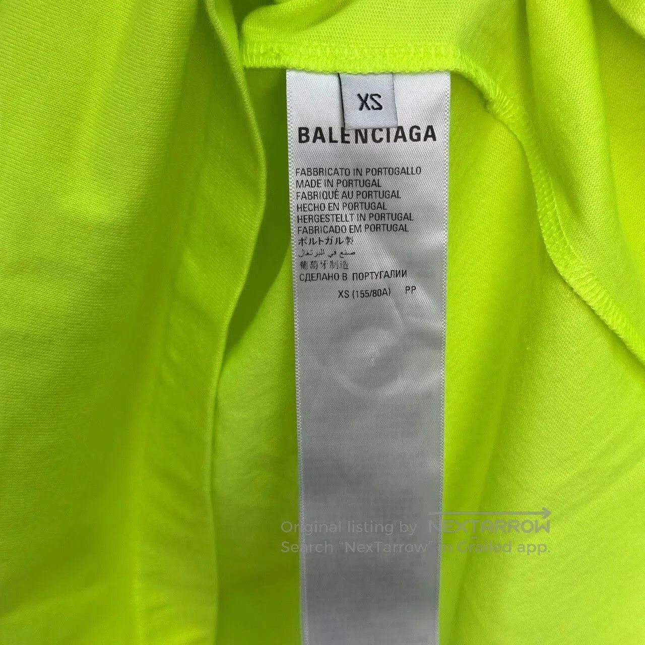 Balenciaga balenciaga wfp short sleeve t. Size US XS / EU 42 / 0 - 4 Thumbnail