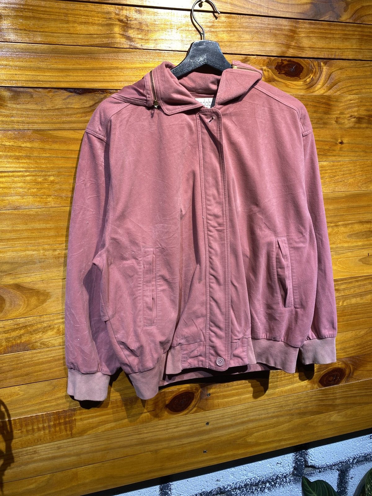 Japanese Brand Vintage Adabar Golf Pink Hooded Jacket – Retro Sportswear Size L / US 10 / IT 46 - 8 Thumbnail