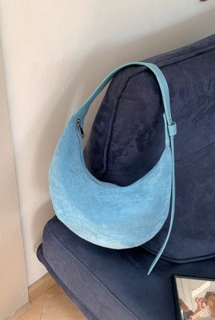Japanese Brand Huskycat suede dumpling bag Size ONE SIZE - 8 Thumbnail