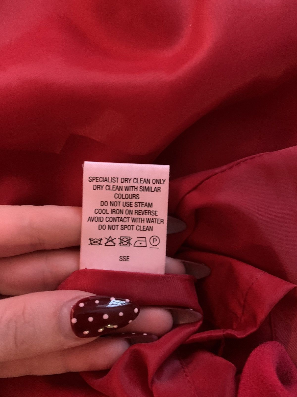 LK Bennett LK Bennett Red Mid-Length Dress Size L / US 10 / IT 46 - 8 Thumbnail