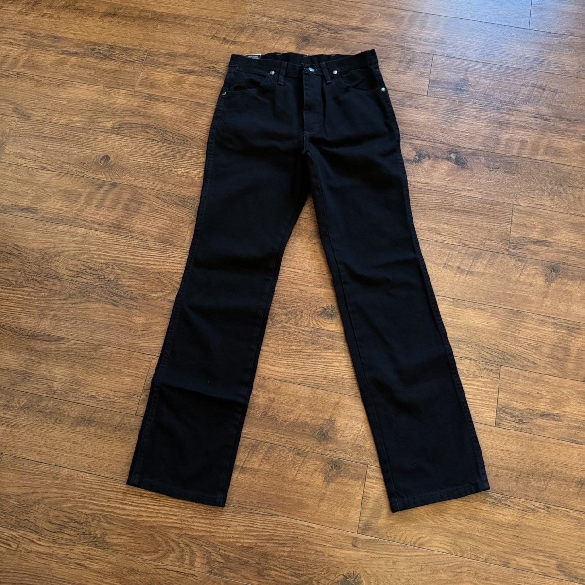 Wrangler New Wrangler Black Slim Fit Silver Edition 30x32 Jeans Denim Size US 30 / EU 46 - 2 Thumbnail