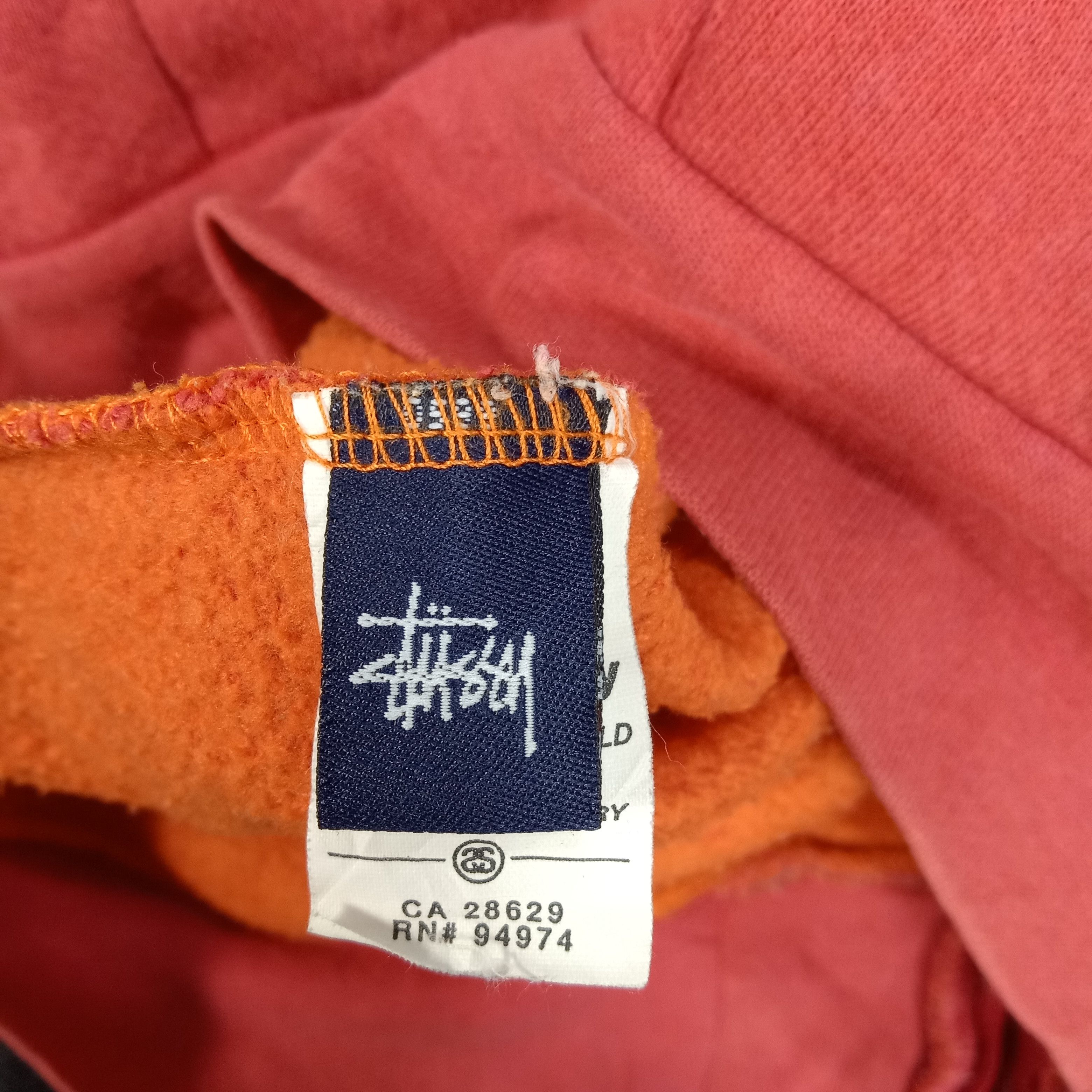 Stussy × Vintage Stussy American Style Big Logo Baggy Hoodies Size US XL / EU 56 / 4 - 9 Thumbnail