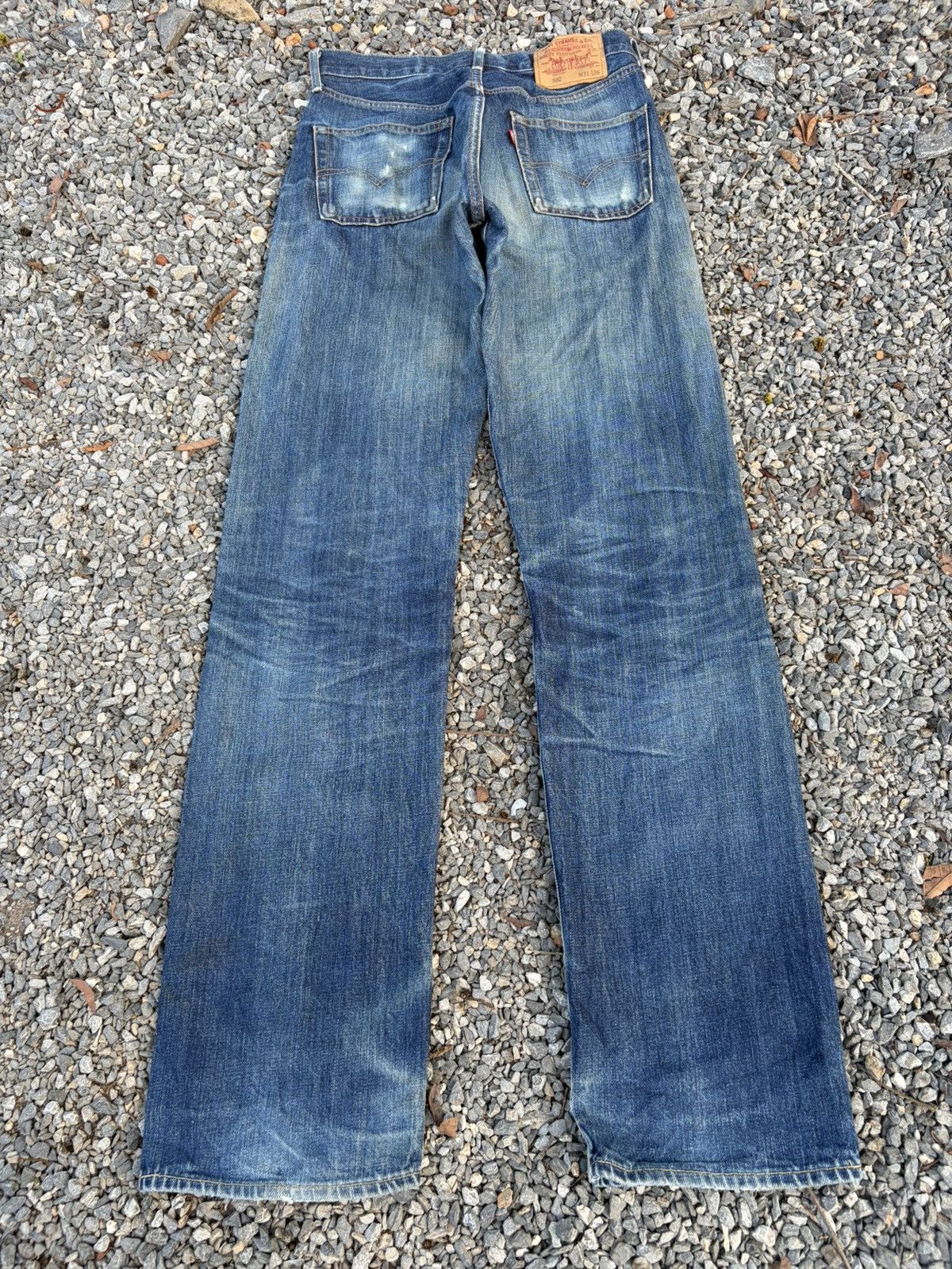 Kapital VINTAGE LEVIS 502 BIG E SELVEDGE RUSTY DISTRESSED DENIM Size US 30 / EU 46 - 4 Thumbnail