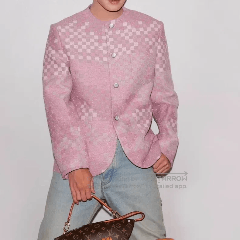 Louis Vuitton Louis Vuitton SS25 Pink Plaid Jacket Size US S / EU 44-46 / 1 - 6 Thumbnail
