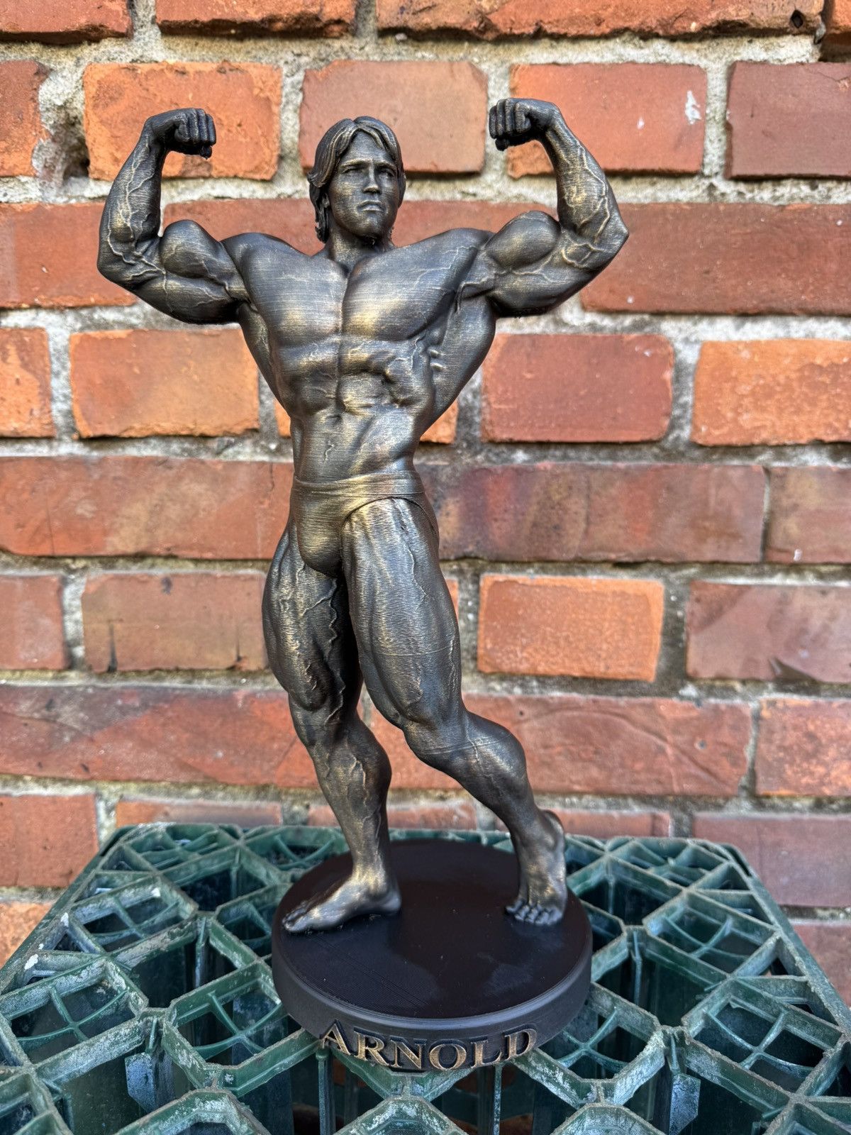 Other Gym statue Arnold Schwarzenegger 37cm Size ONE SIZE - 2 Thumbnail