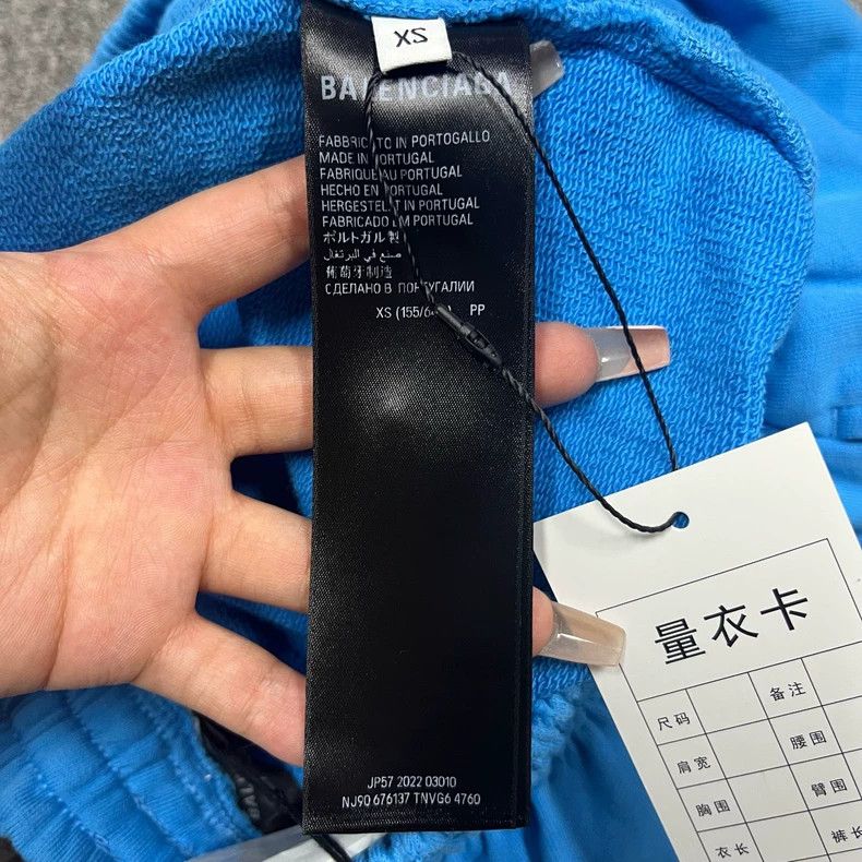Balenciaga Balenciaga size XS Blue Coca-Cola pattern print elastic wa Size US 27 - 4 Thumbnail