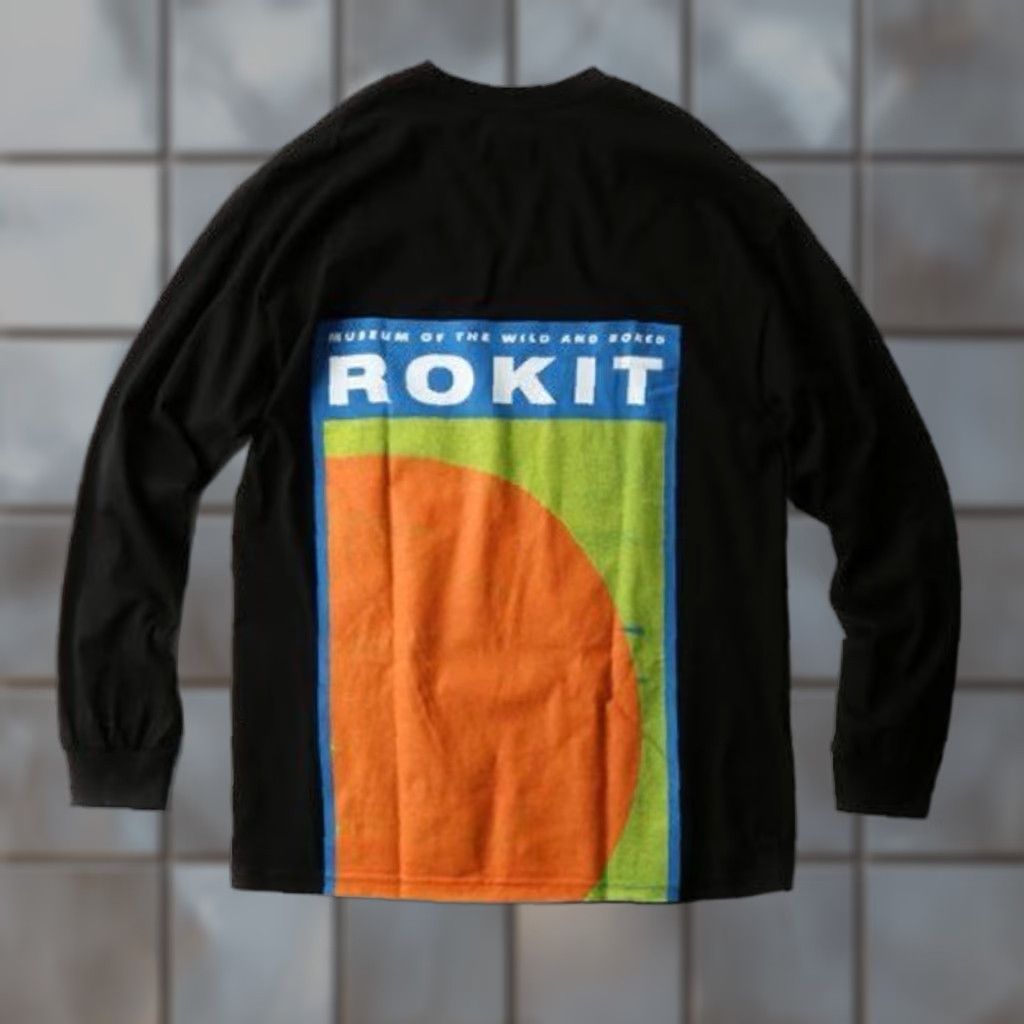 Vintage **ROKIT MUSEUM OF THE WILD BORER CURATOR FW18 MD BLACK T-SHIRT** User: ROKIT MUSEUM OF THE WILD BORER CURATOR FW18 MD BLACK T-SHIRT Size US M / EU 48-50 / 2 - 1 Thumbnail