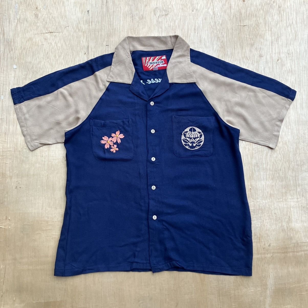 Japanese Brand HOUSTON JAPANESE ACTOR KABUKI SUKAJAN SHORT SLEEVE SHIRT Size US L / EU 52-54 / 3 - 4 Thumbnail