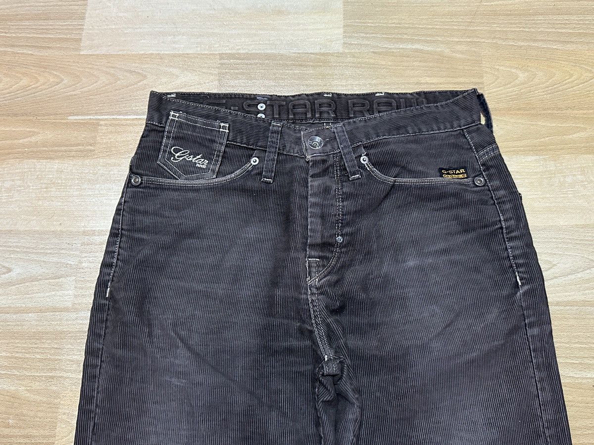 G-Star × Vintage Rare🔥G Star Raw Corduroy Denim Size US 31 - 4 Thumbnail