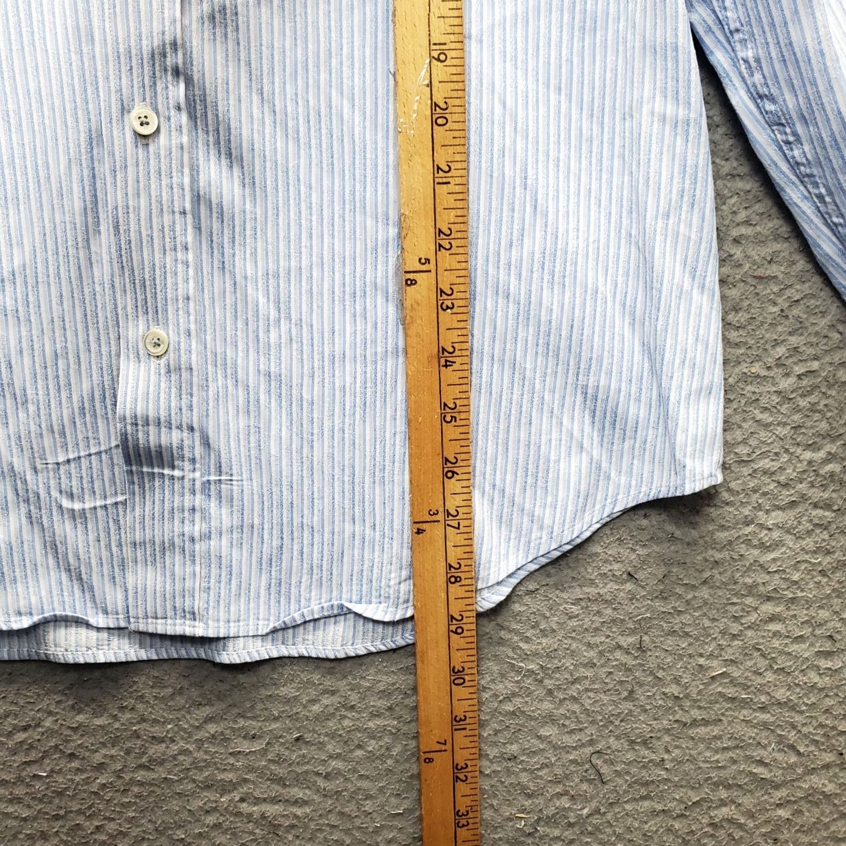 BUGATCHI Bugatchi Uomo Shirt Mens M Multi Striped Shaped Fit Long Sleeve Collar Button Up Size US M / EU 48-50 / 2 - 3 Thumbnail