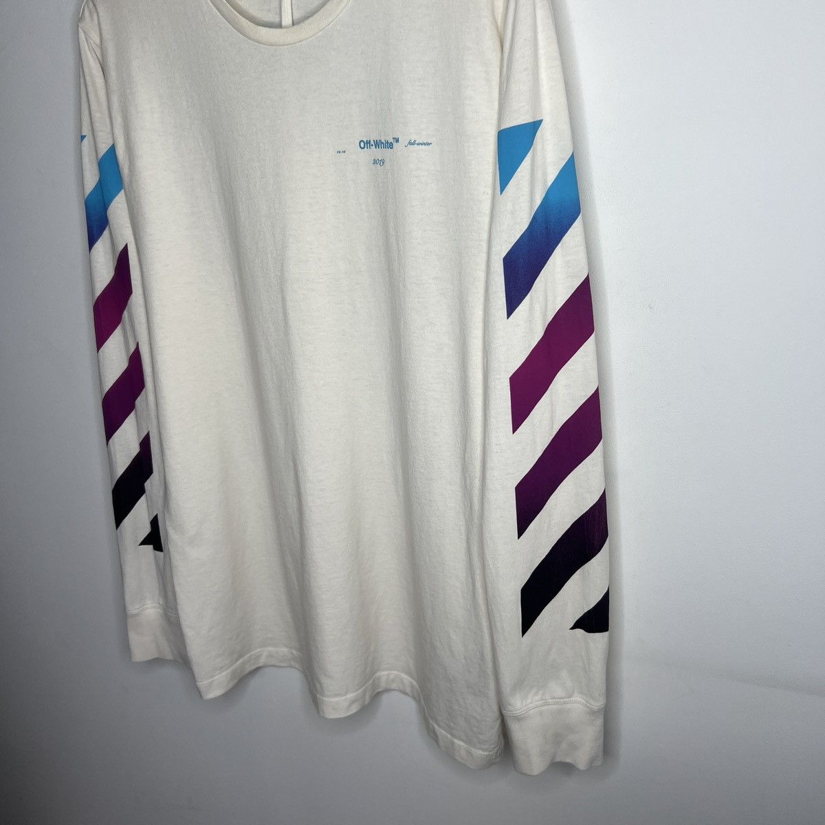 Off-White Off White 2019 Long Sleeve T Shirt Size US L / EU 52-54 / 3 - 3 Thumbnail