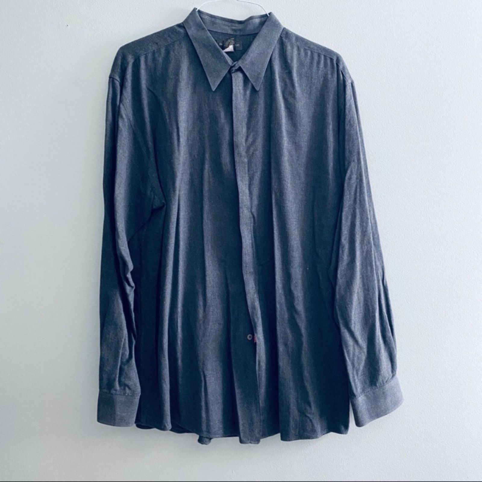 Banana Republic Banana Republic dark gray button down Size US XL / EU 56 / 4 - 2 Thumbnail