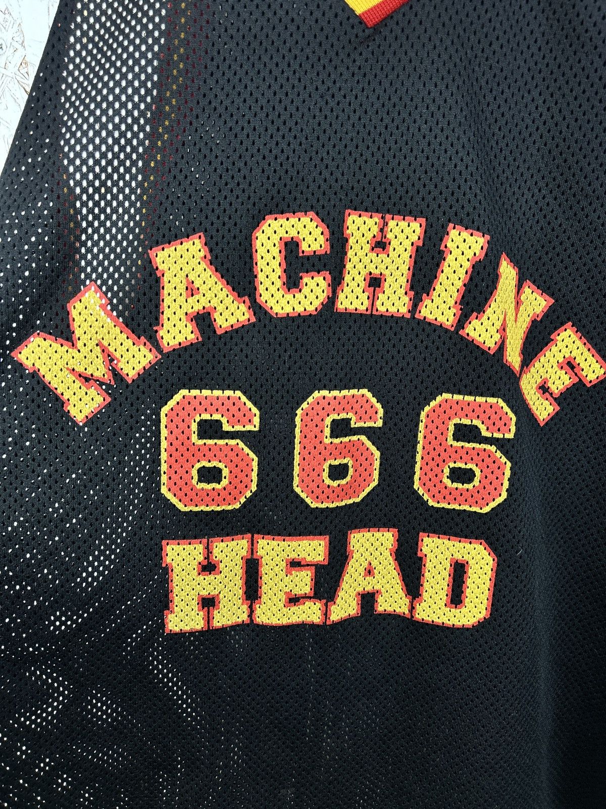 Band Tees 90s Vintage Blue Grape Machine Head 666 Basketball Jersey Size US XL / EU 56 / 4 - 2 Thumbnail