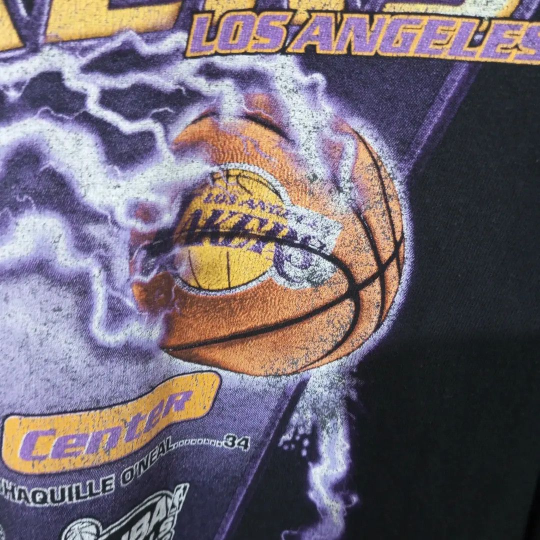 NBA Vintage 2002 Lakers T Shirt Size US XL / EU 56 / 4 - 4 Thumbnail