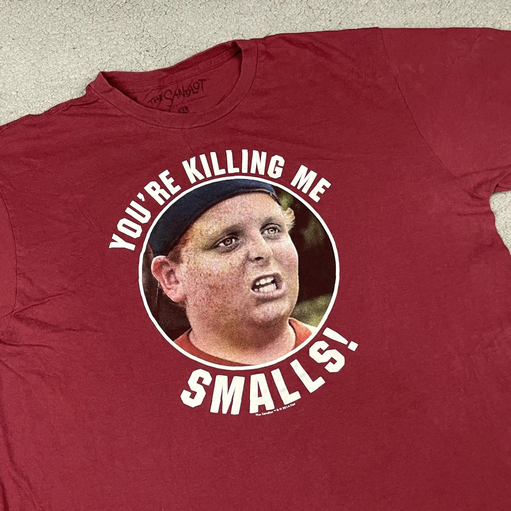 Vintage VINTAGE Sandlot Tshirt Men’s XL Red Burgundy Movie Quote You’re Killing Me Smalls Adult Shirt graphic Print Crew Neck Short Sleeve Nike Size US XL / EU 56 / 4 - 2 Thumbnail