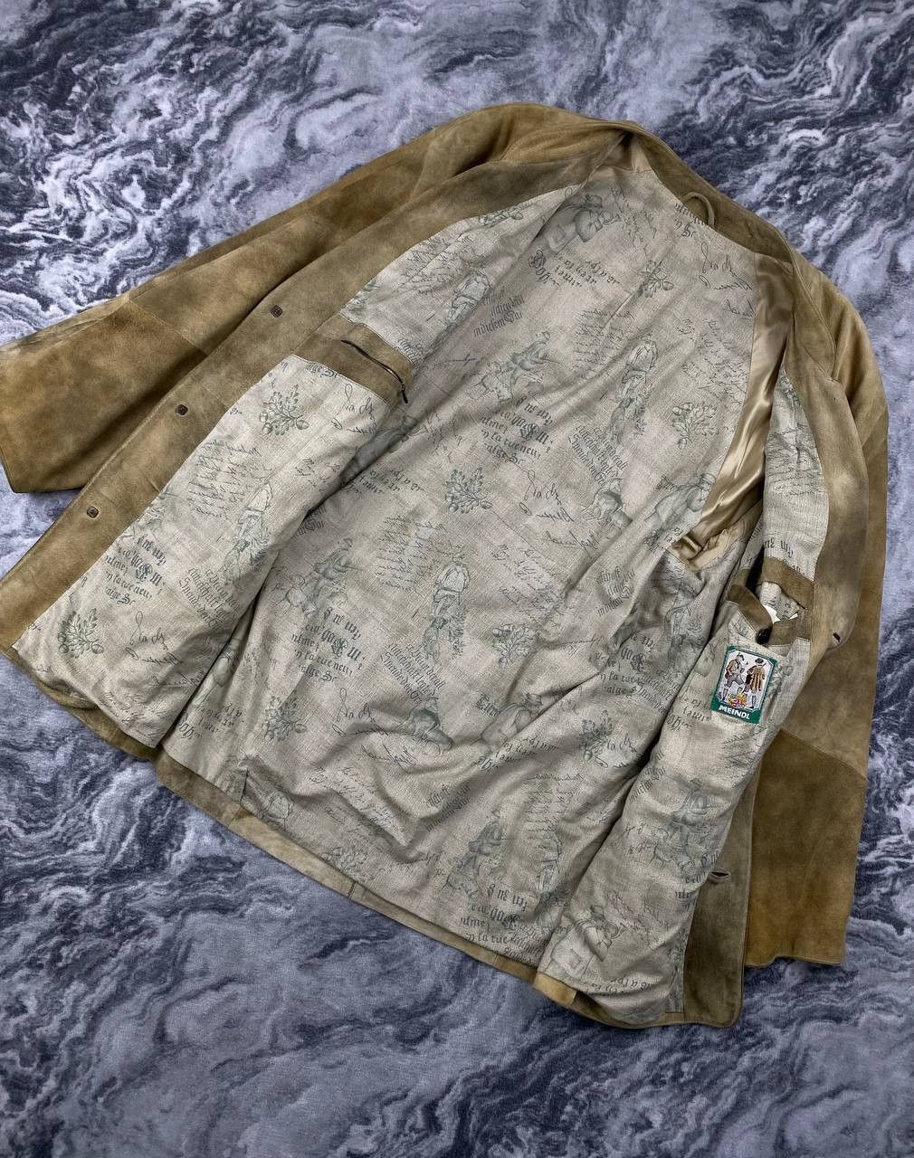 Vintage Vintage Meindl Leather Trachten Coat Jacket Men Size 58 Size US L / EU 52-54 / 3 - 8 Thumbnail