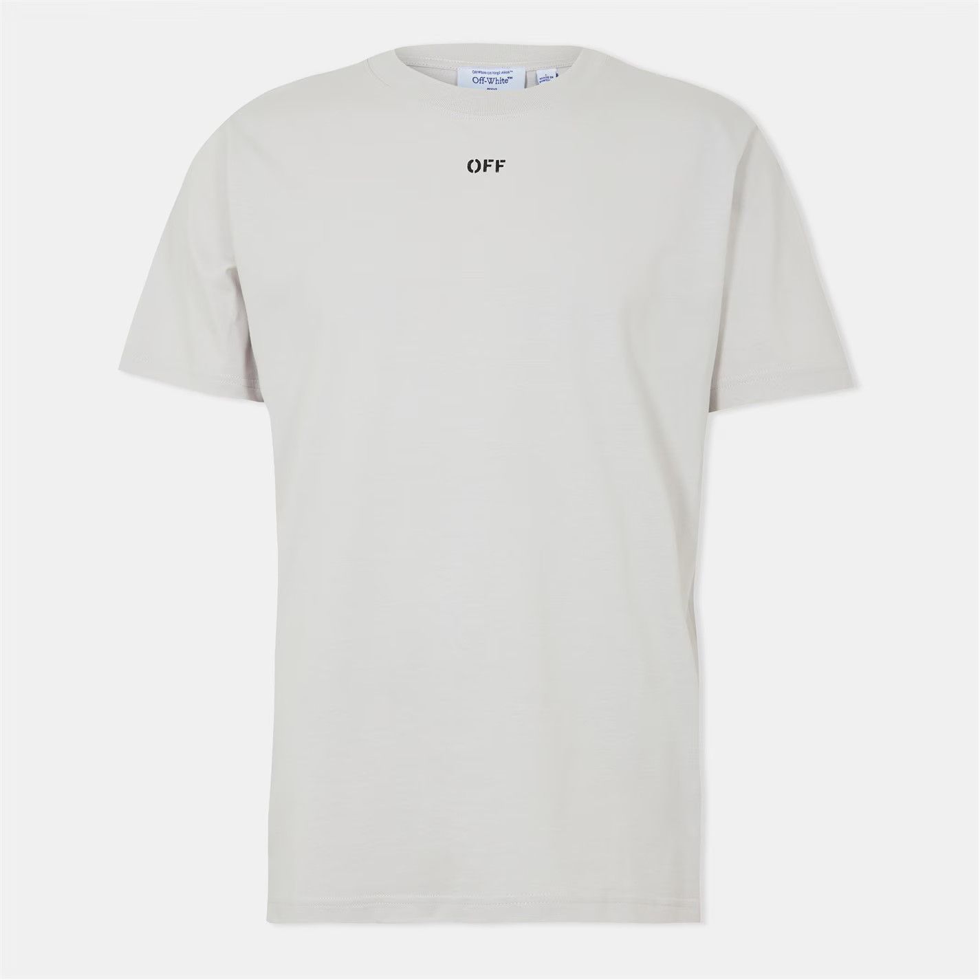Off-White o1g2r1mq0226 Stamp T-Shirt In White Size US XXL / EU 58 / 5 - 1 Thumbnail