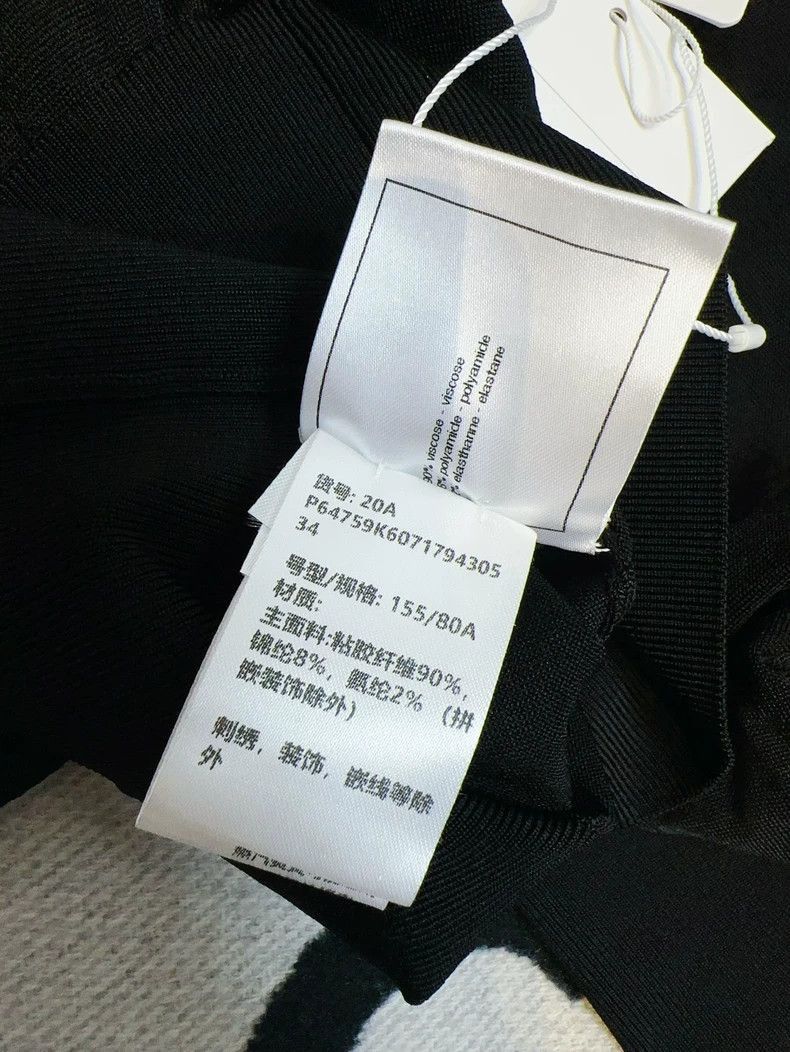 Chanel Chanel 20A Black High-Waist Knit Top Size M / US 6-8 / IT 42-44 - 7 Thumbnail