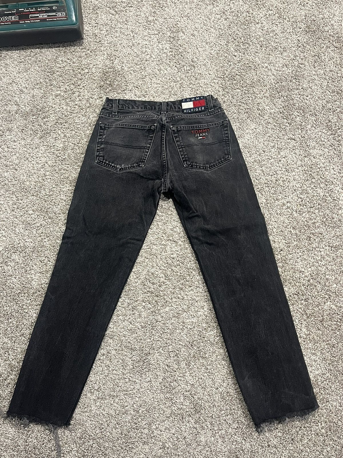 Tommy Hilfiger × Vintage Distressed Black Tommy Hilfiger Denim Size US 30 / EU 46 - 2 Thumbnail