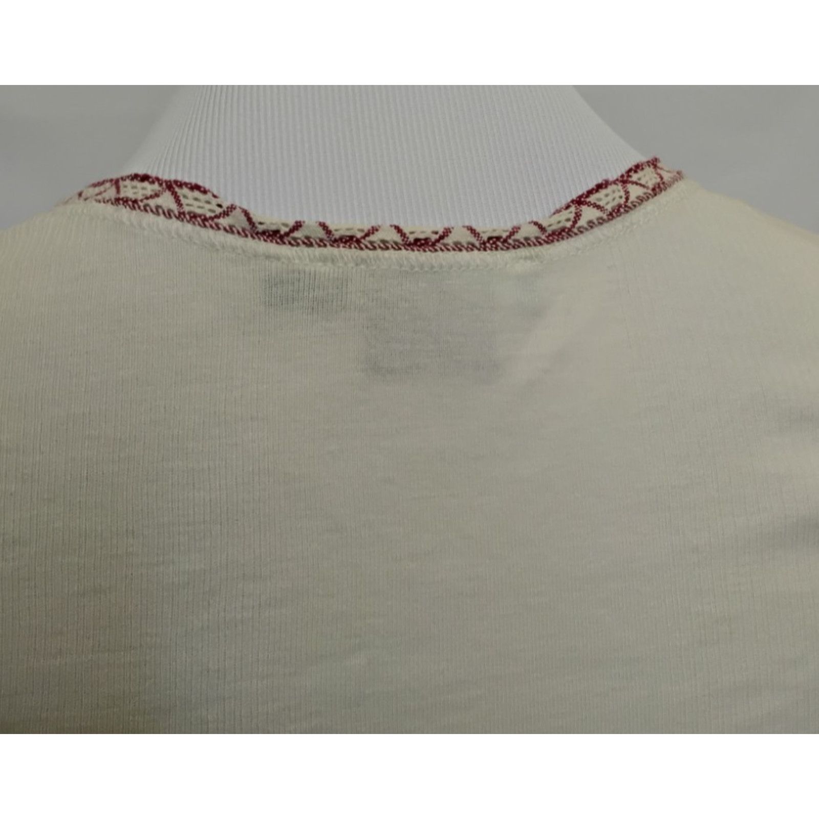 Ralph Lauren Ralph Lauren Knit Top Women S Cream Red Embroidery Rib-Knit Size S / US 4 / IT 40 - 8 Thumbnail