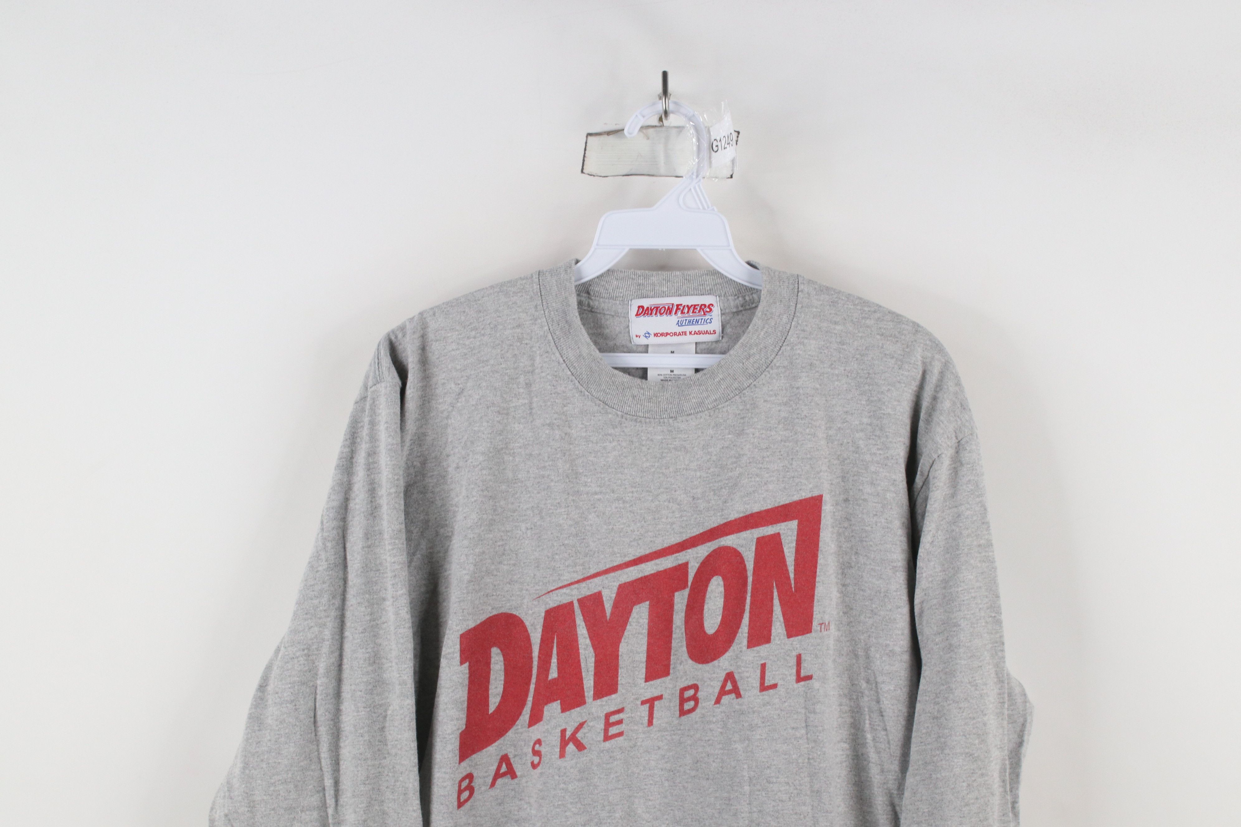 Vintage Vintage 90s Spell University of Dayton Long Sleeve T-Shirt Size US M / EU 48-50 / 2 - 2 Thumbnail