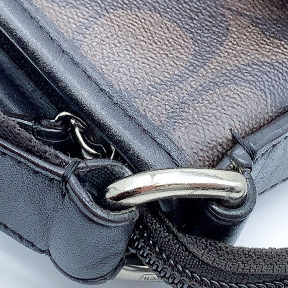 Coach Coach Signature Crossbody Messenger Bag in Black and Brown Size ONE SIZE - 12 Thumbnail