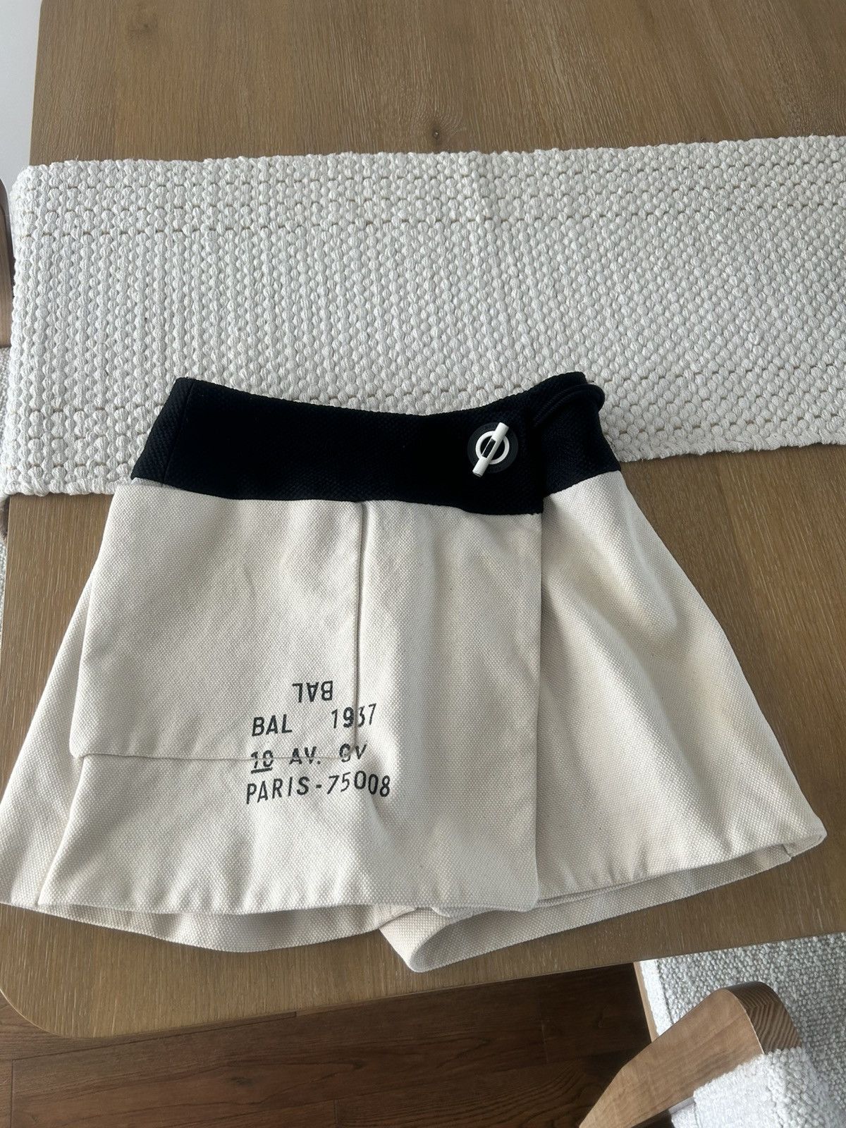 RARE Balenciaga Canvas Skirt